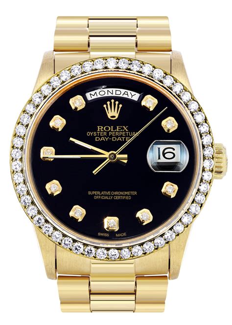 rolex day date oro giallo diamanti|rolex sito ufficiale oro.